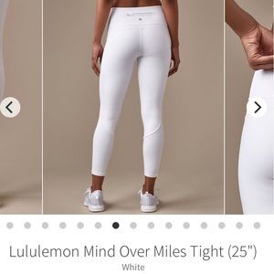 Sold!!     Lululemon Mind Over Miles Tight 25”